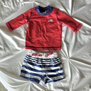 Carter's Red, White, and Blue Kids Swim Set 3 Months